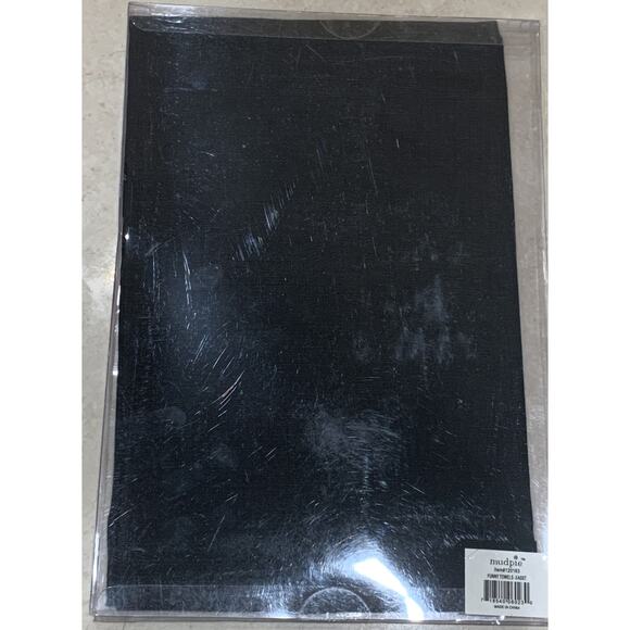 Mud Pie Hand Towel Linen Embroidered Black White 22x 14 Reality Is A Nice Place - Picture 3 of 7